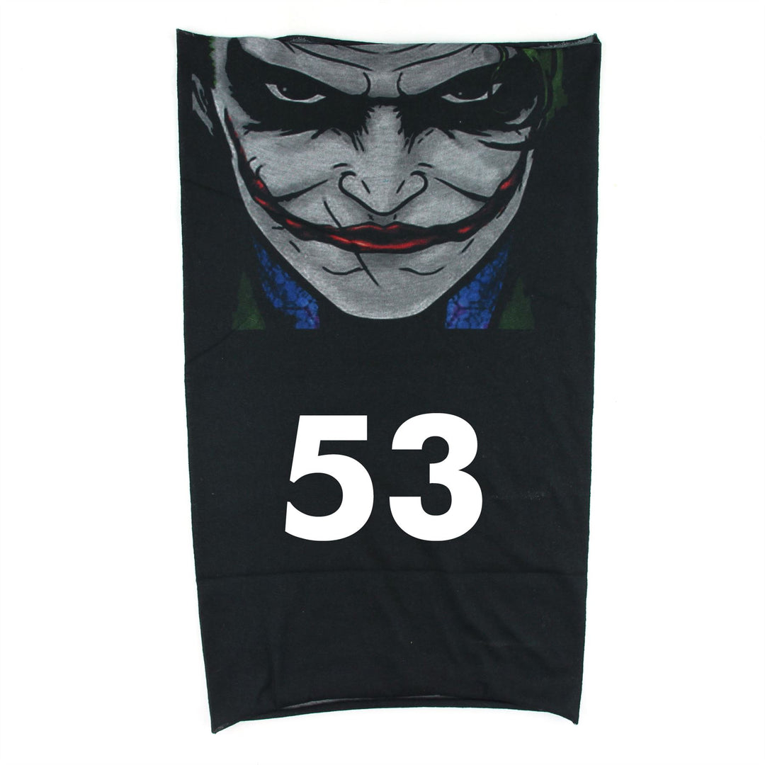 Printed Snood Face Mask - Joker