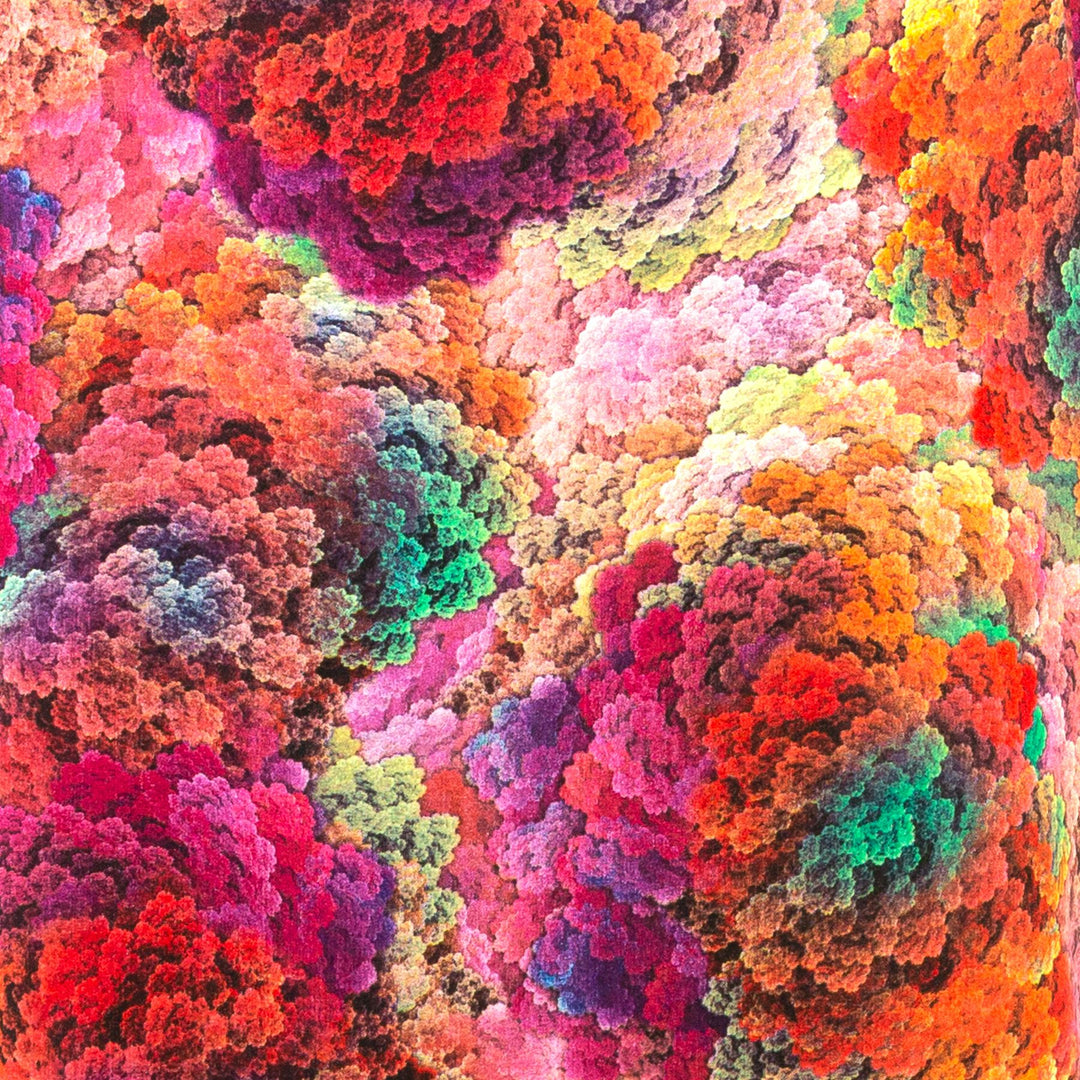 Lolo Short Shift Dress - Psychedelic Broccoli