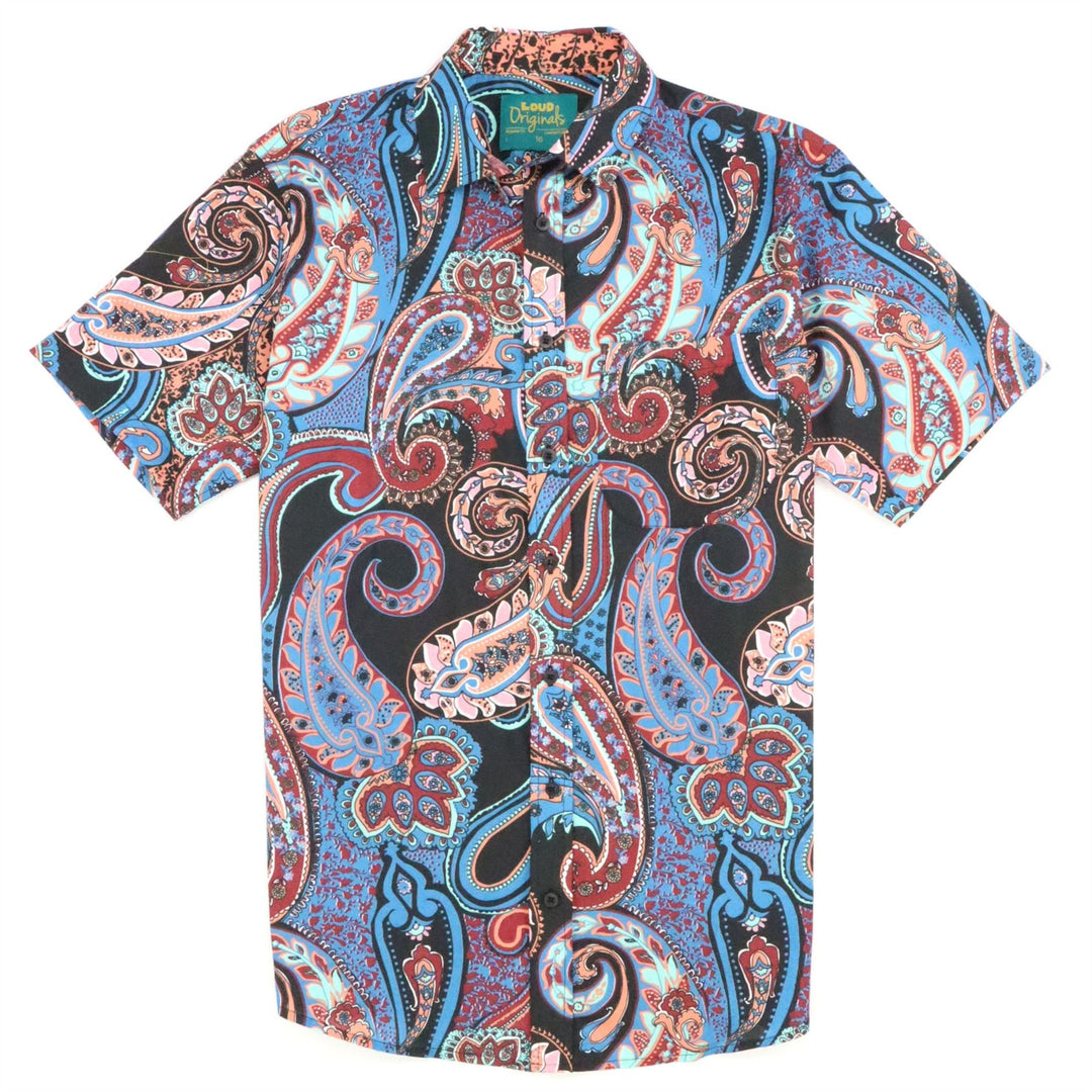 Regular Fit Short Sleeve Shirt - Dark Tapestry
