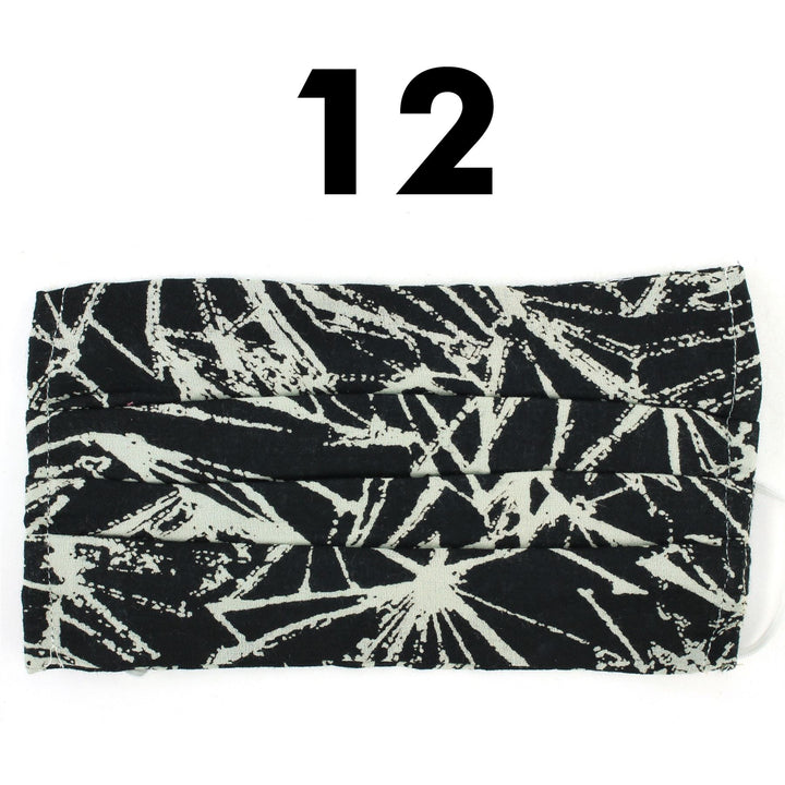 100% Cotton Handmade Pleated Face-Mask