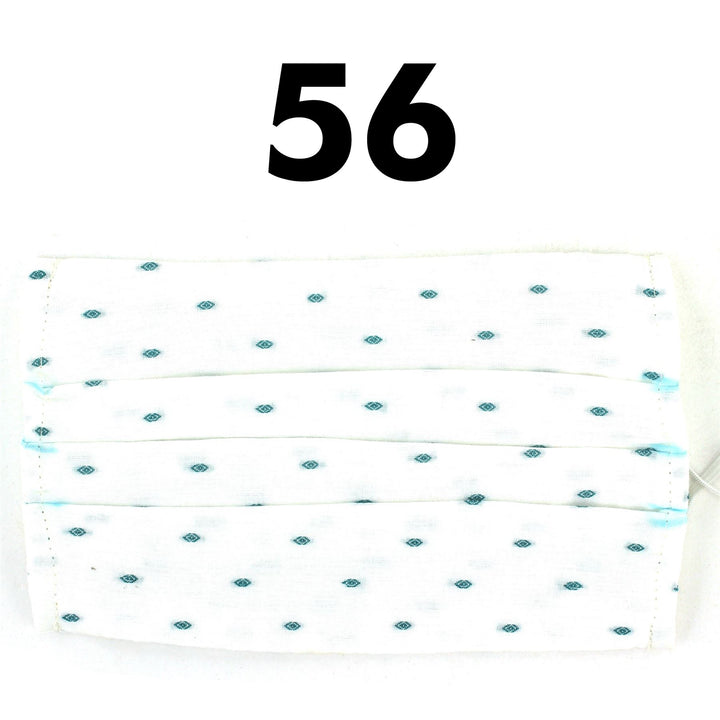 100% Cotton Handmade Pleated Face-Mask