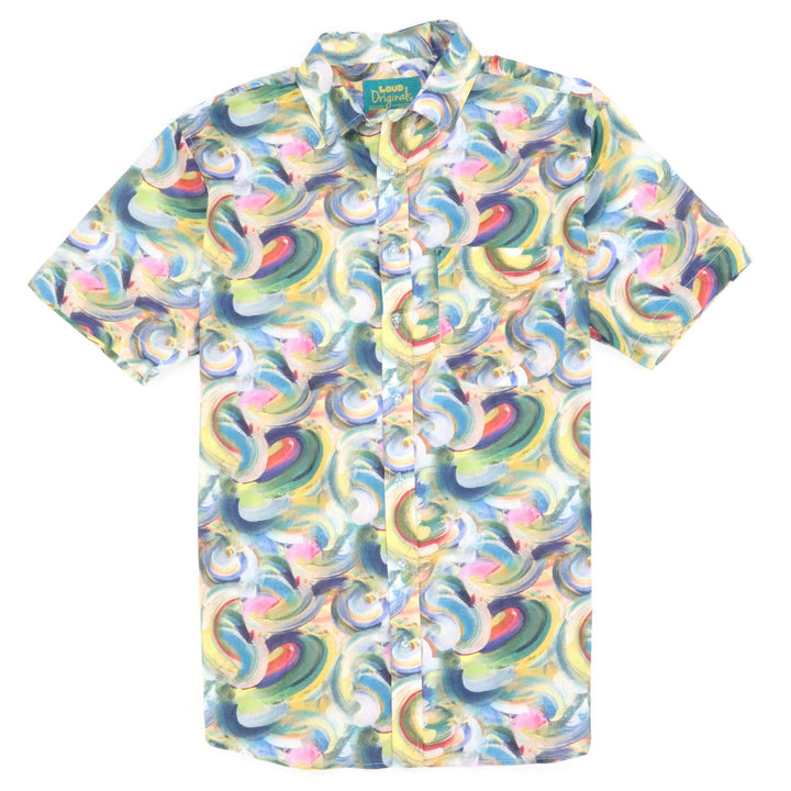 Regular Fit Short Sleeve Shirt - Pastel Storm