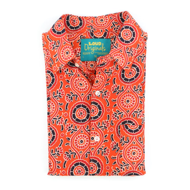 Regular Fit Short Sleeve Shirt - Persian Paisley