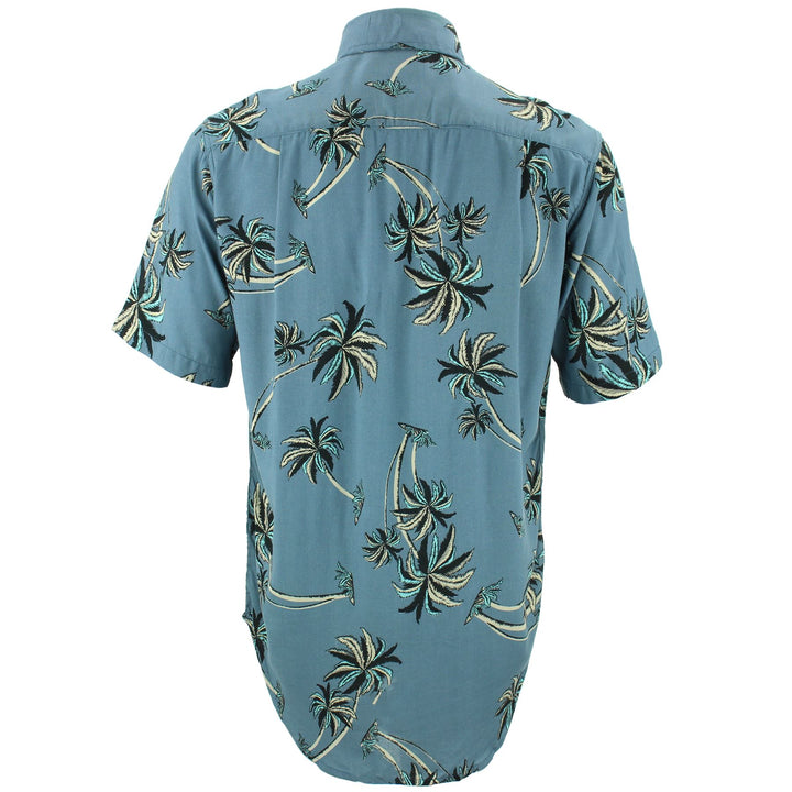 Regular Fit Short Sleeve Shirt - Palm Trees