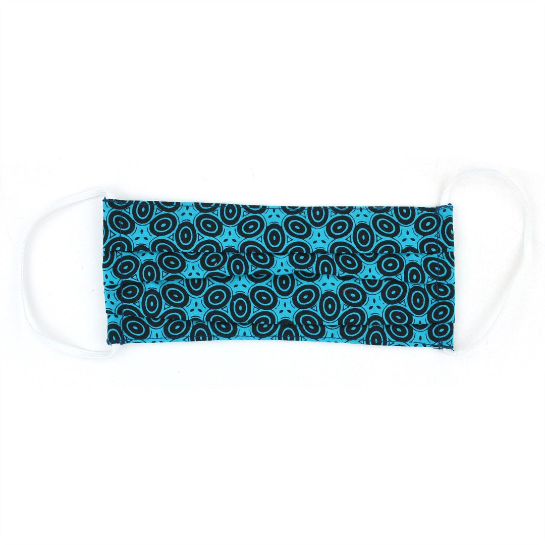 100% Cotton Handmade Pleated Face-Mask