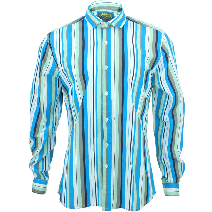Slim Fit Long Sleeve Shirt - Bayadere Stripes