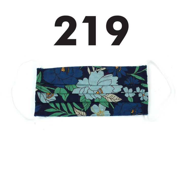 100% Cotton Handmade Pleated Face-Mask