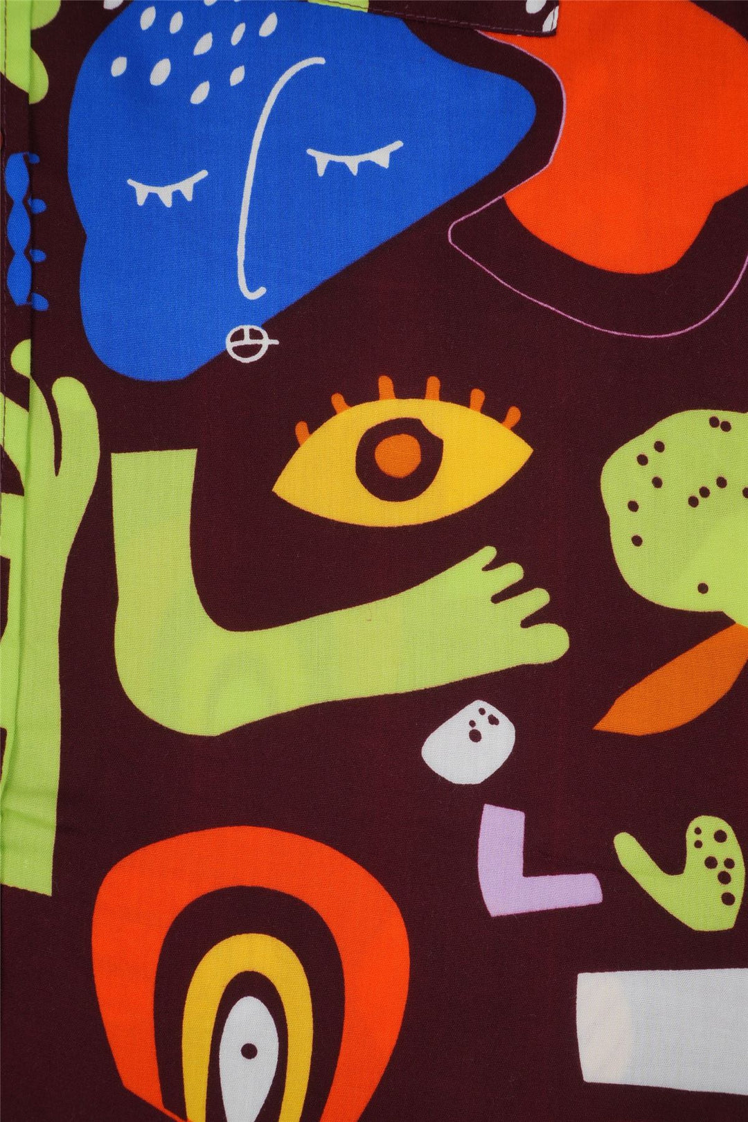 Regular Fit Short Sleeve Shirt - Cosmic Pop Maroon