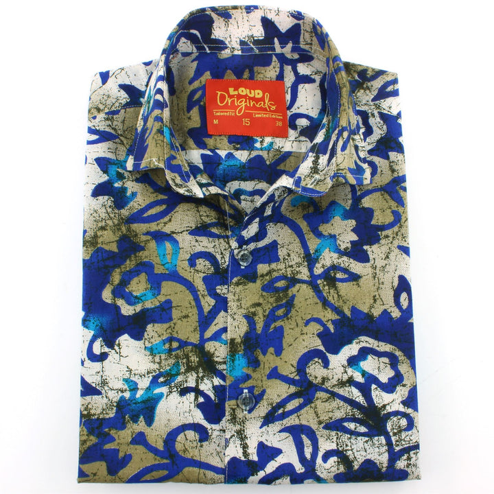 Tailored Fit Short Sleeve Shirt - Floral Blend
