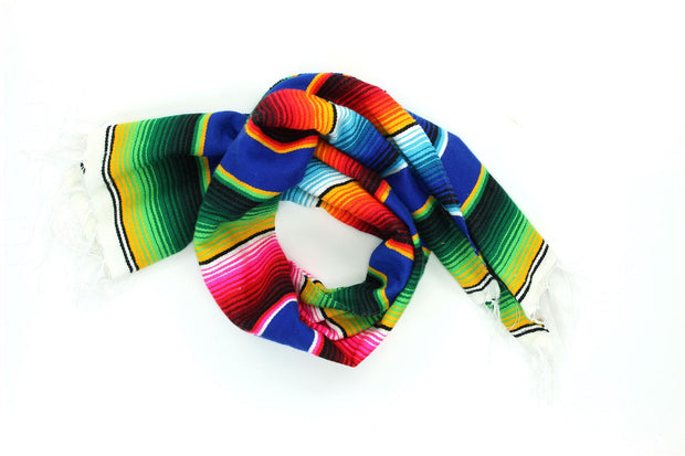 Handwoven Mexican Serape X-Small 140cm x 60cm - Multicoloured