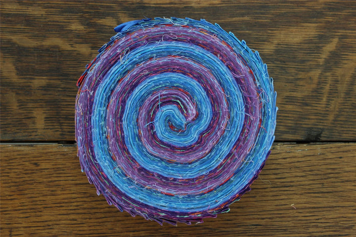 Jelly Roll - 20 Strips of 2.5" x 37" Cotton Batik