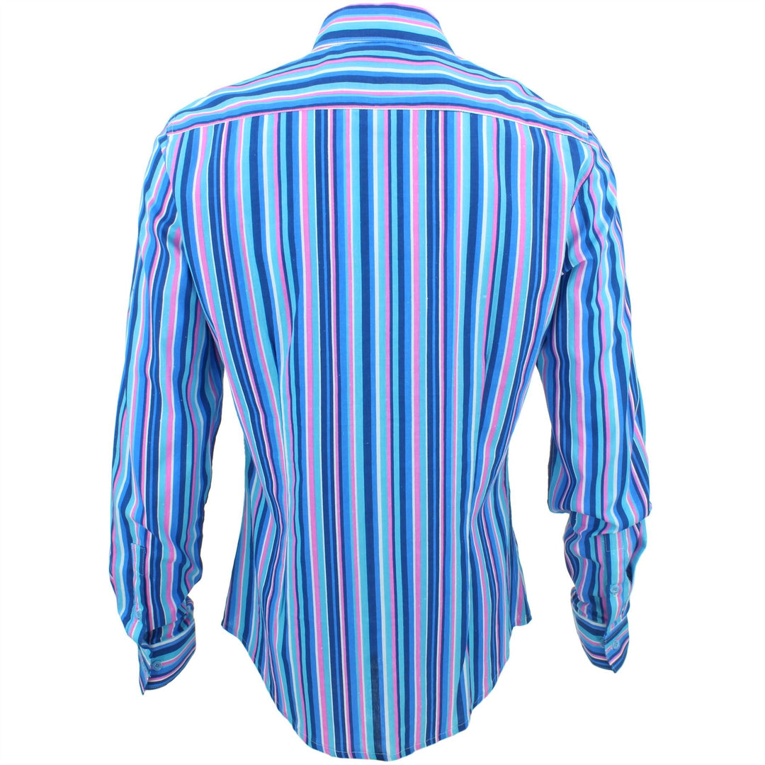 Slim Fit Long Sleeve Shirt - Bayadere Stripes