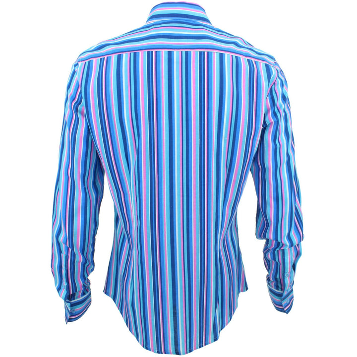 Slim Fit Long Sleeve Shirt - Bayadere Stripes
