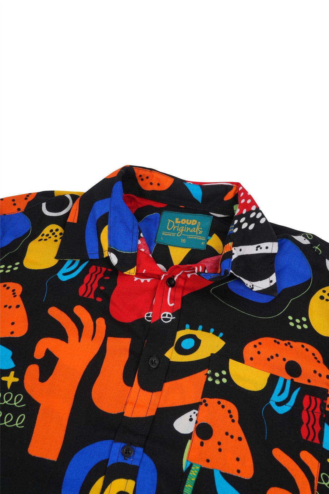 Regular Fit Long Sleeve Shirt - Cosmic Pop