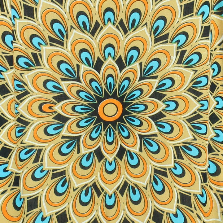 Shift Shaper Dress - Peacock Mandala Desert Haze