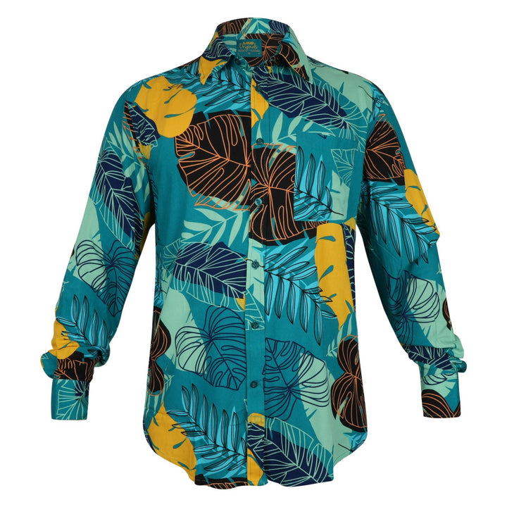 Regular Fit Long Sleeve Shirt - Island Breeze