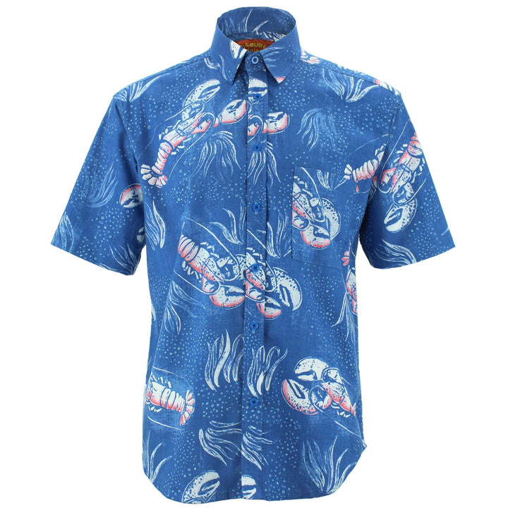 Regular Fit Short Sleeve Shirt - Lobster