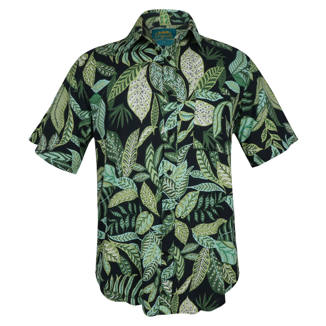 Regular Fit Short Sleeve Shirt - Tropical Woodland