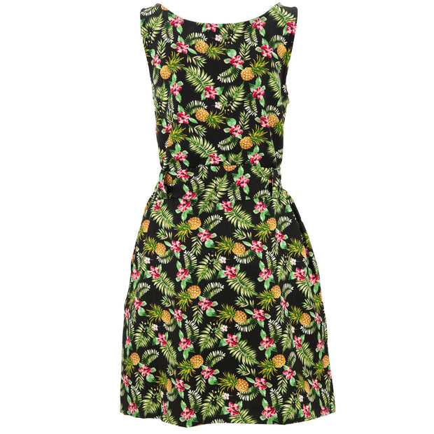 Belted Dress - Tropical Punch