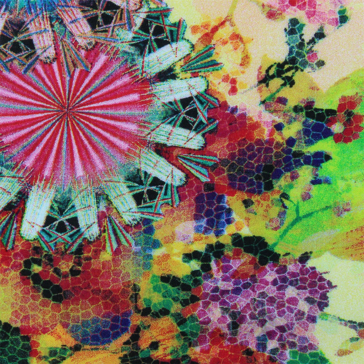 Tailored Fit Long Sleeve Shirt - Yellow Psychedelic
