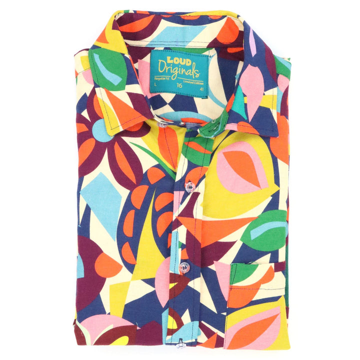 Regular Fit Short Sleeve Shirt - Pop Bloom
