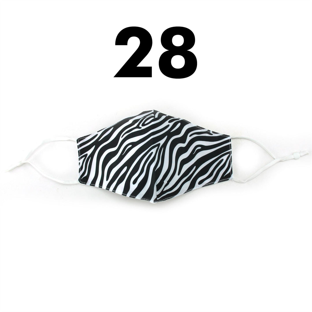 Printed Face Mask - Zebra