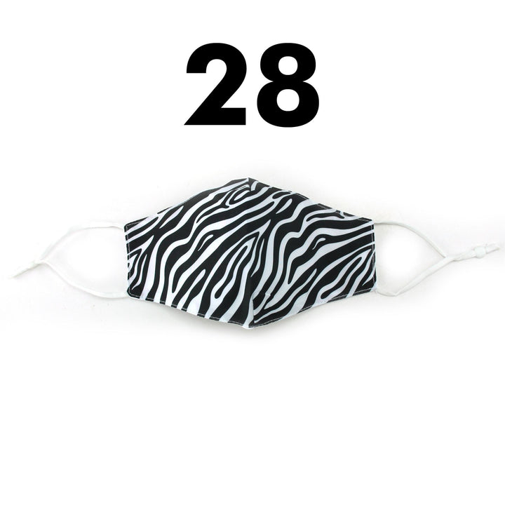 Printed Face Mask - Zebra