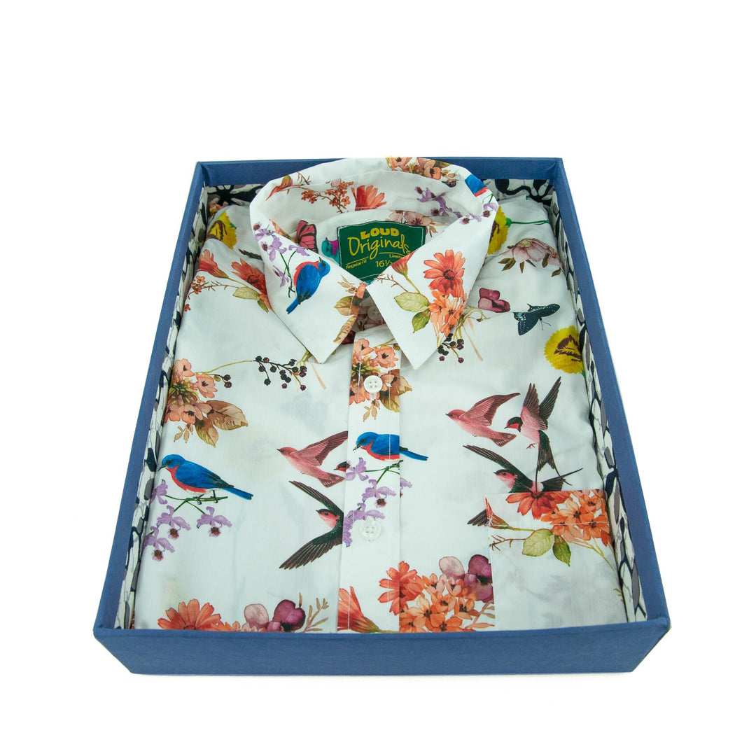 Handmade Luxury A4 Deep Presentation Shirt & Gift Box - Cobalt