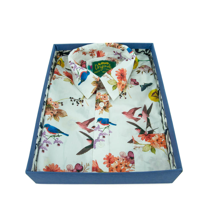 Handmade Luxury A4 Deep Presentation Shirt & Gift Box - Cobalt