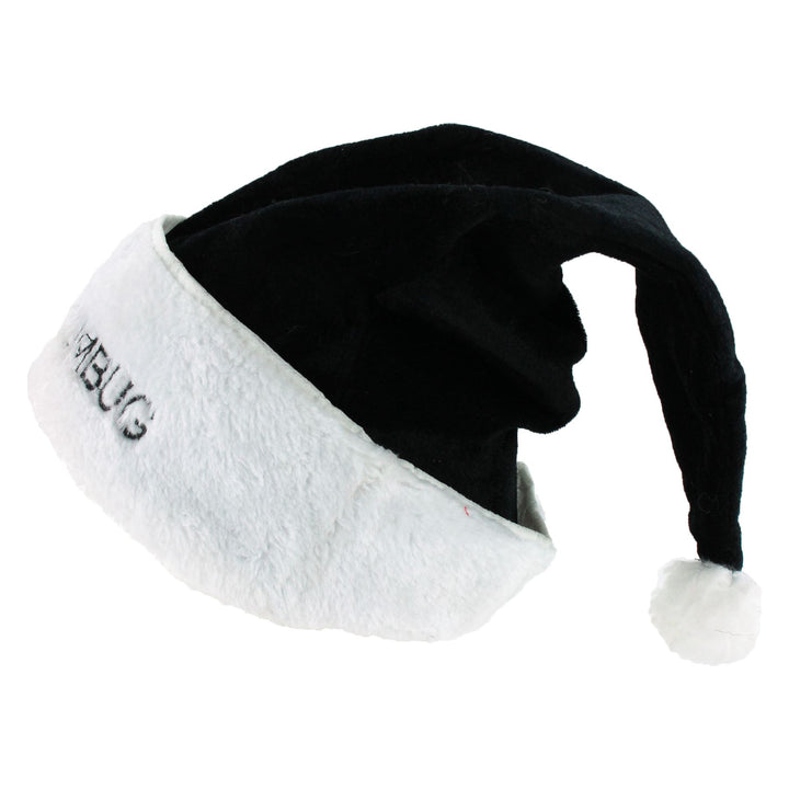 Tallon BAH HUMBUG Father Christmas Santa Hat - Black