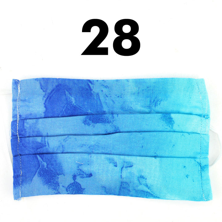 100% Cotton Handmade Pleated Face-Mask