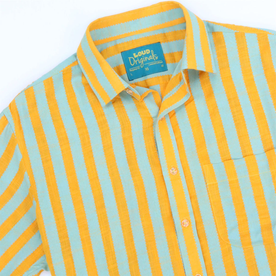 Regular Fit Short Sleeve Shirt - Retro Sherbet