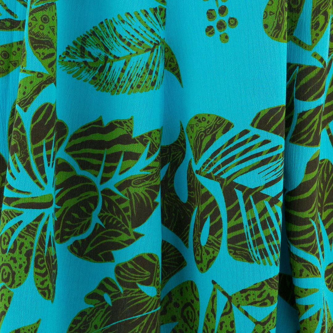 Floaty Dolly Dress - Tropical Leaf