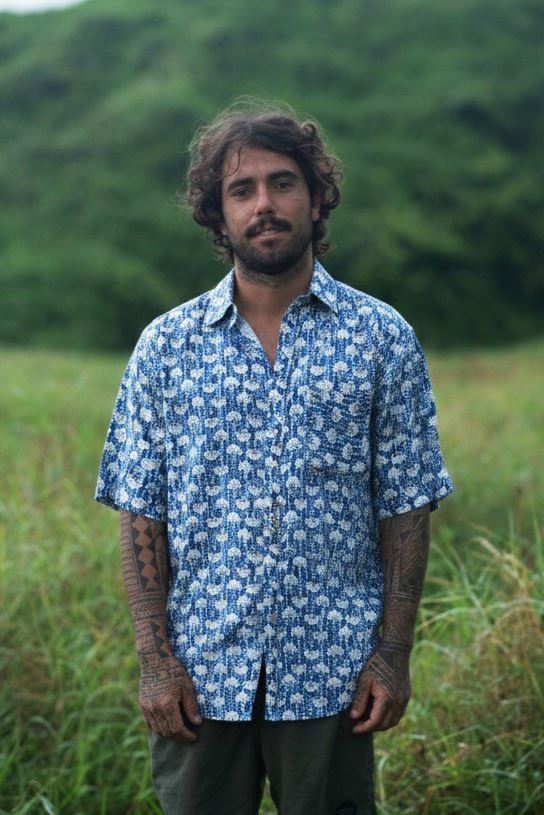 Regular Fit Short Sleeve Shirt - Indigo Fan