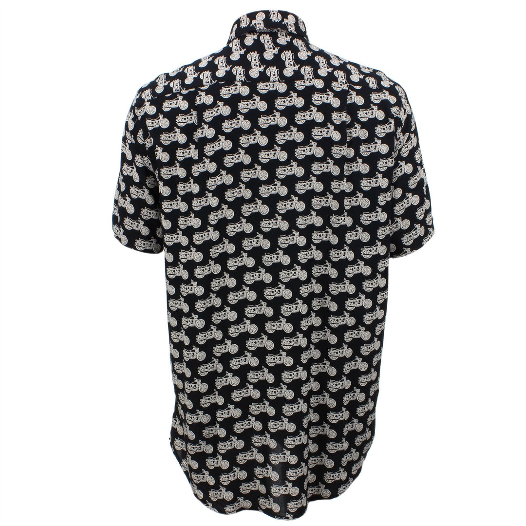 Regular Fit Short Sleeve Shirt - Motorcycles