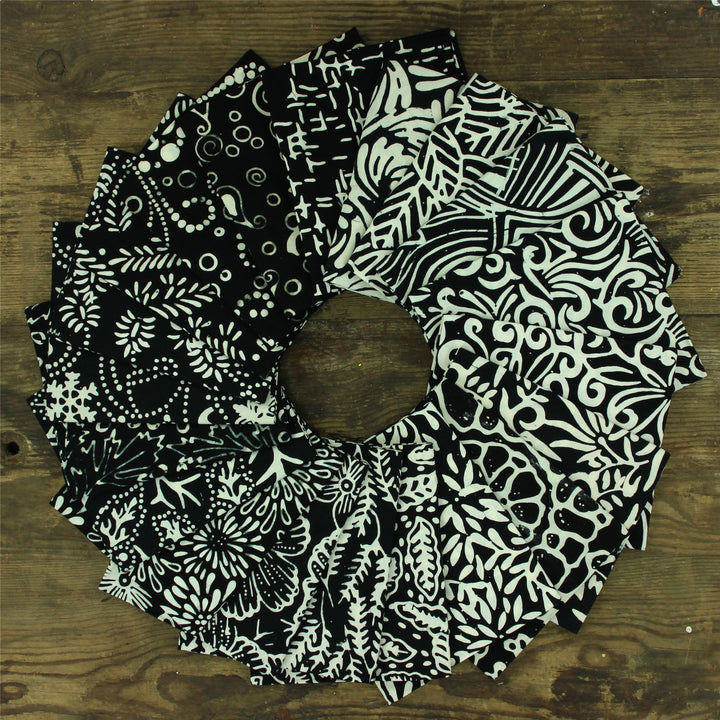 Fat Quarter - 20 Pieces of 19" x 20" Cotton Batik