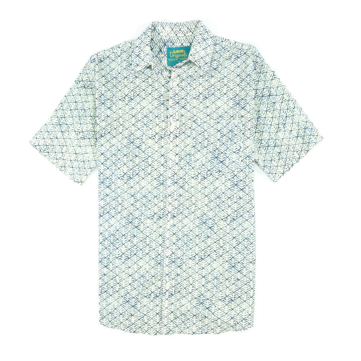 Regular Fit Short Sleeve Shirt - Ocean Breeze