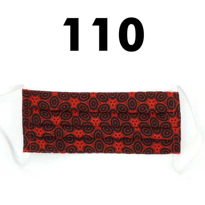 100% Cotton Handmade Pleated Face-Mask