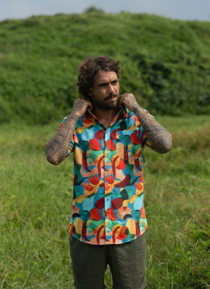 Regular Fit Short Sleeve Shirt - Pop Splash