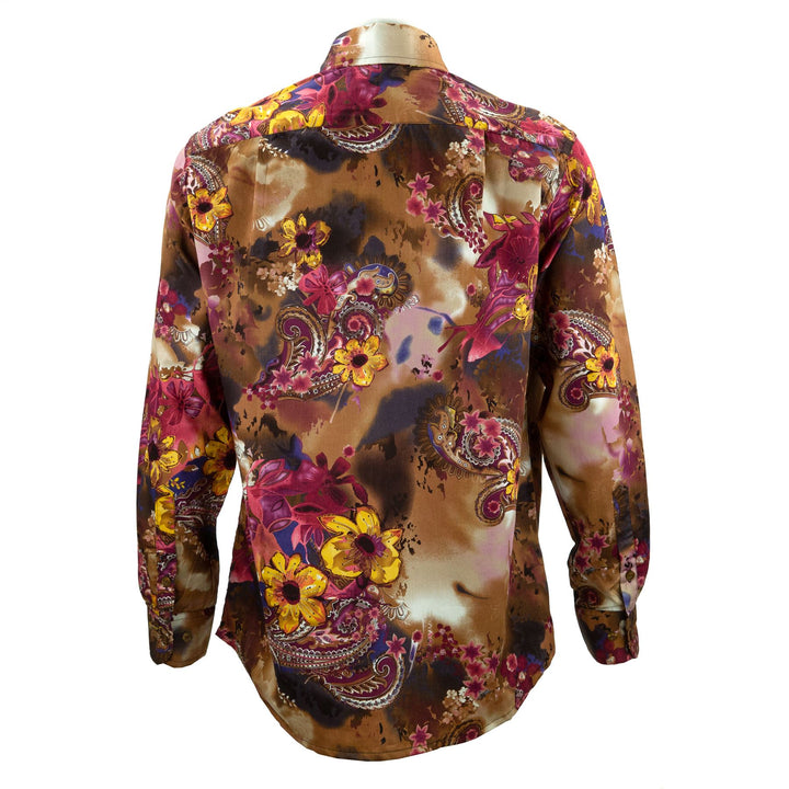 Regular Fit Long Sleeve Shirt - Paisley Floral