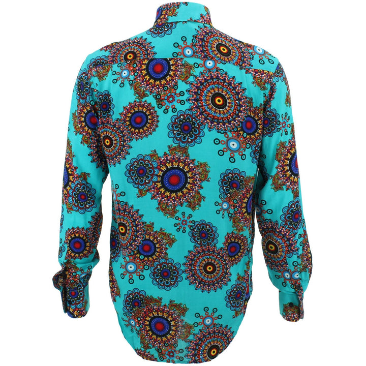 Regular Fit Long Sleeve Shirt - Fractal Suzani