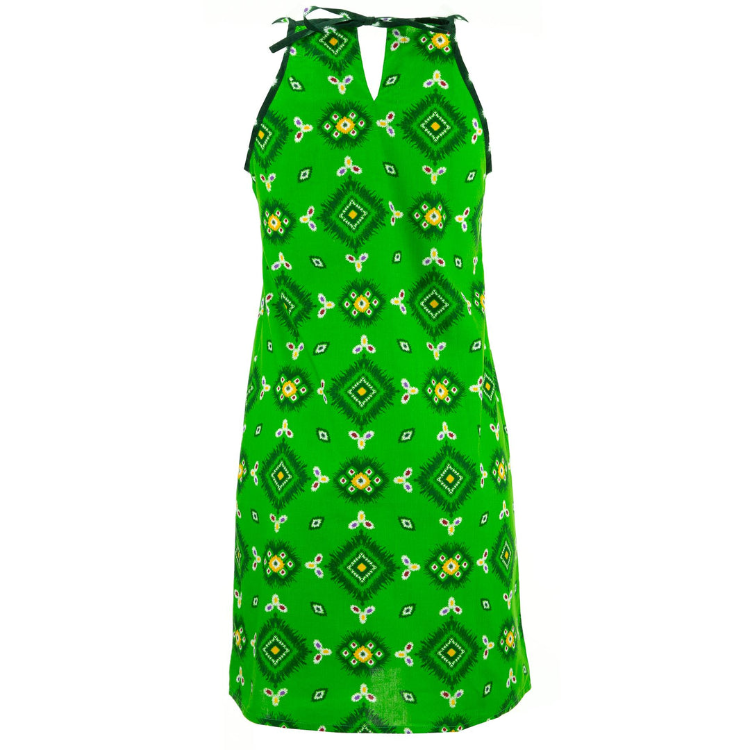 Strappy Dress - Green Explosion