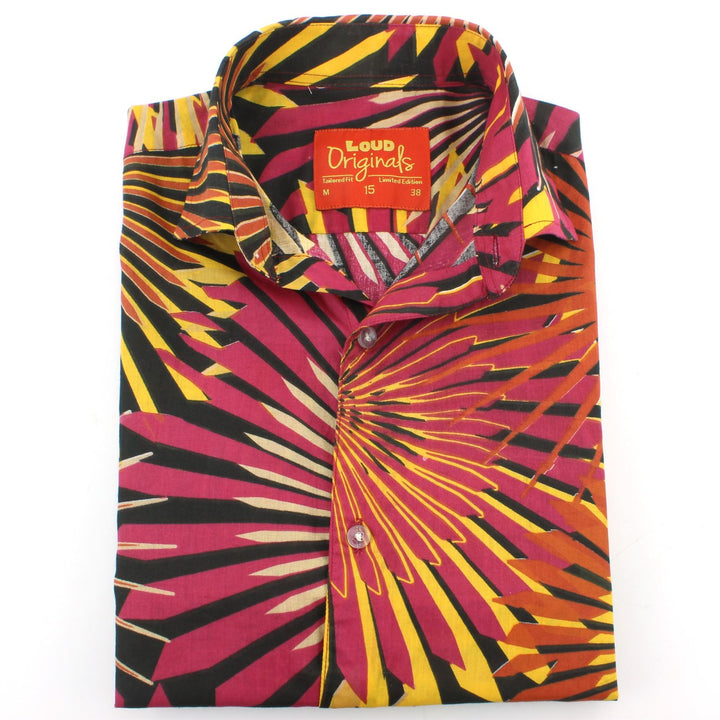 Tailored Fit Short Sleeve Shirt - Big Bang Fireworks