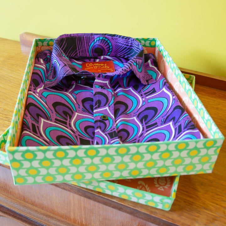 Handmade Luxury A4 Deep Presentation Shirt & Gift Box - Lime