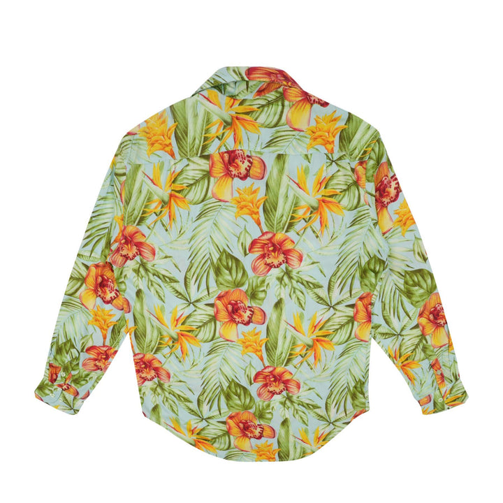 Regular Fit Long Sleeve Shirt - Tropic Solstice