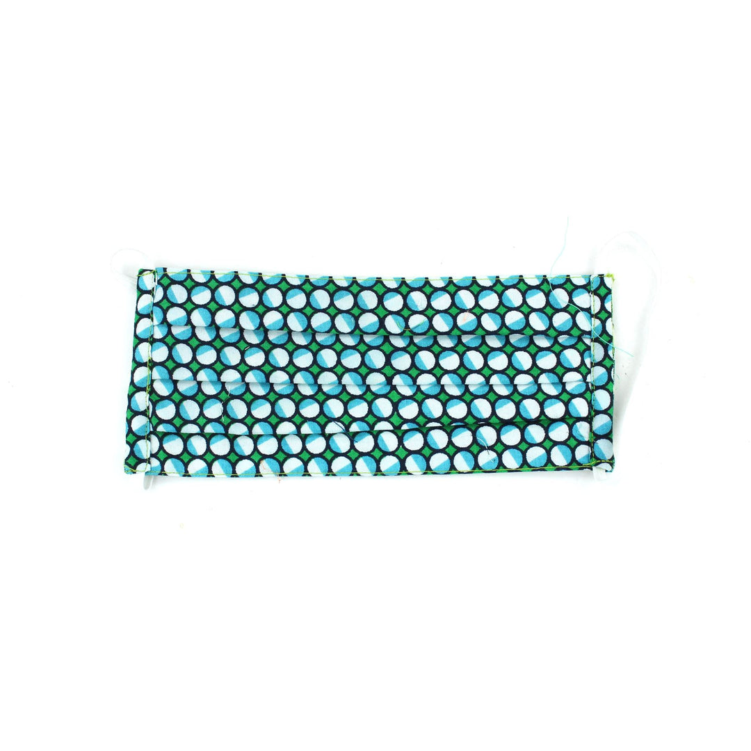 100% Cotton Handmade Pleated Face-Mask