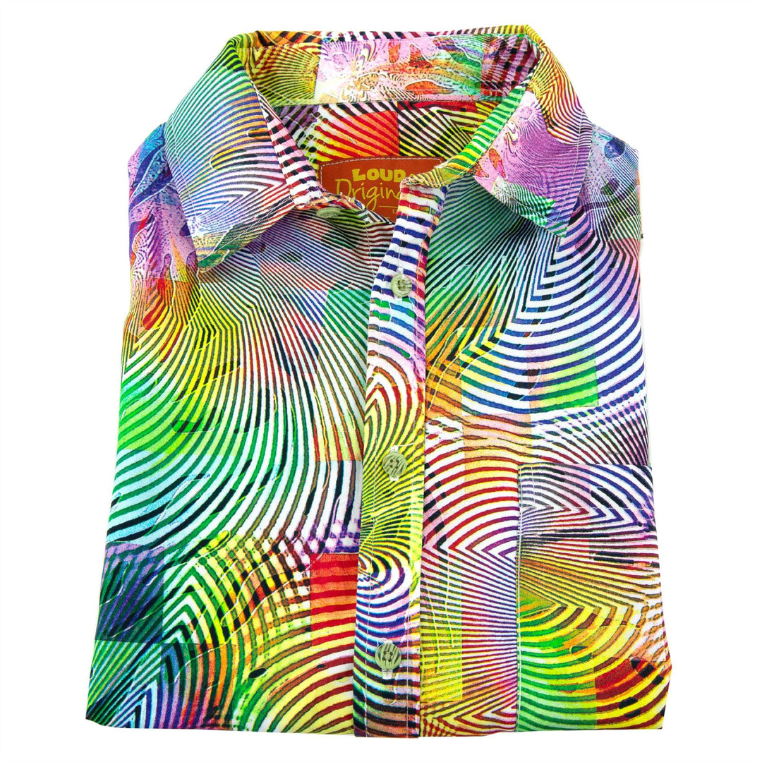 optical illusion dress shirt Optical Illusion Shirt with tie