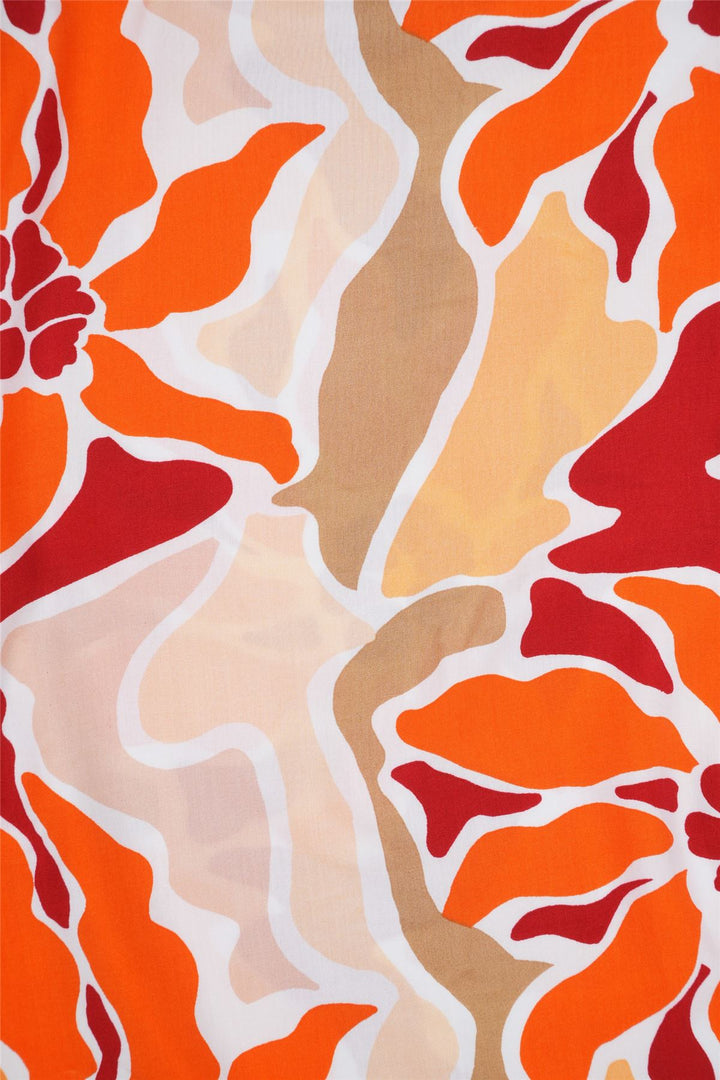 Regular Fit Short Sleeve Shirt - Salmon Reef