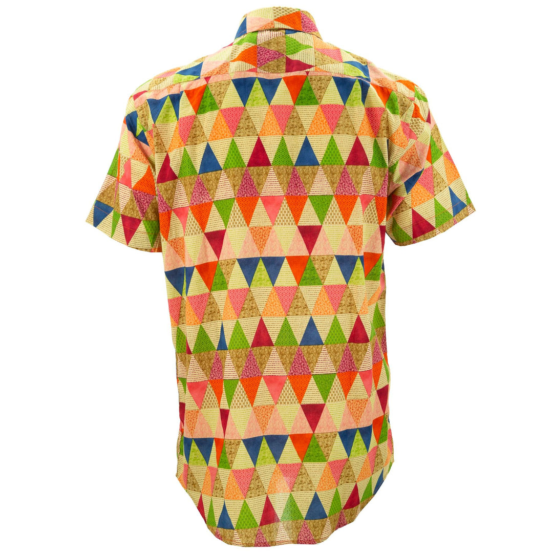 Regular Fit Short Sleeve Shirt - Triangles