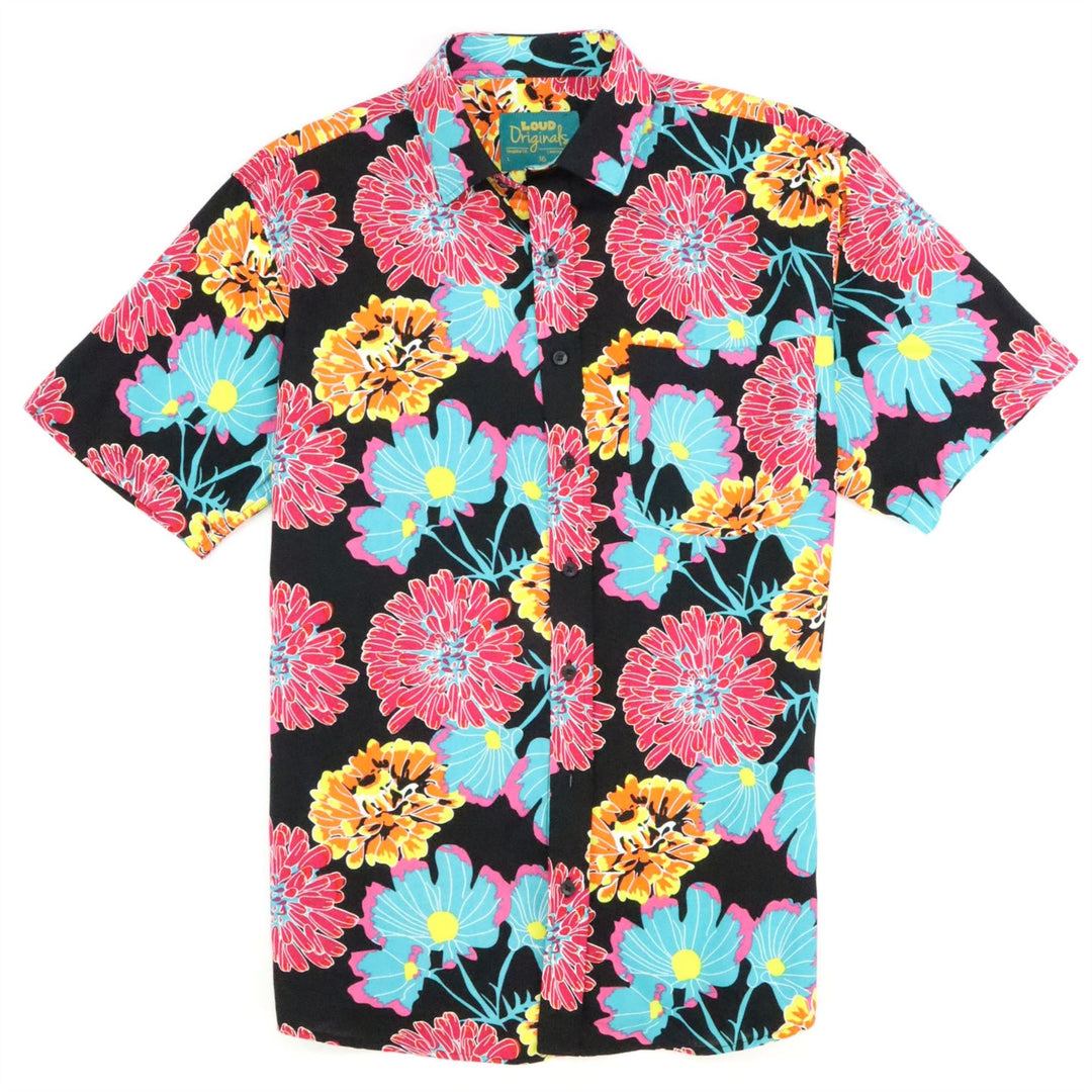 Regular Fit Short Sleeve Shirt - Electric Dahlia
